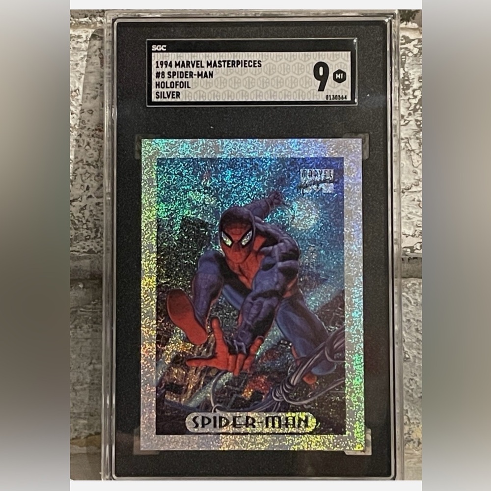 Marvel Spider-Man Silver Holofoil Trading Card